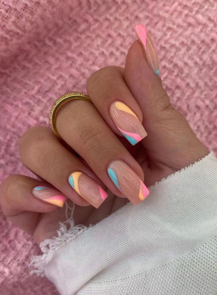 pink nail